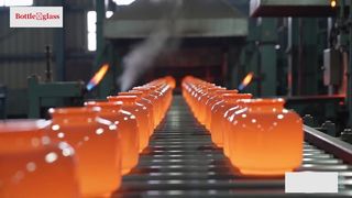 Chaîne de production de bouteilles en verre 40TPD, solution à haut rendement
