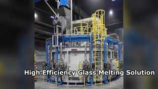 Four à verre électrique à haut rendement, capacité de 10 tonnes