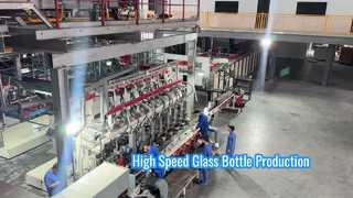 Machine automatique de fabrication de bouteilles à sections individuelles, ligne de formage de récipients en verre pour le verre quotidien