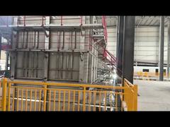 Skid de dosage de régulation de pression de gaz pour four de fusion de verre