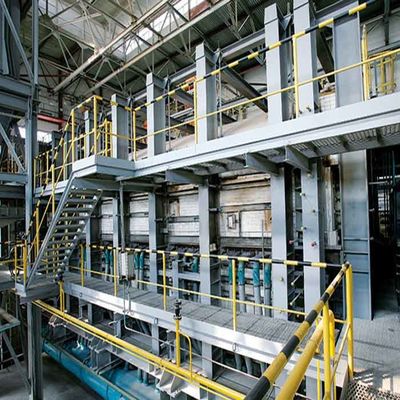 Grand four à feu croisé à l'huile lourde pour les applications de fusion de l'industrie du verre