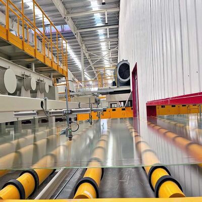 acheter 150 TPD ligne de fabrication de verre flottant avec bain d'étain de précision et annealing automatique Lehr online manufacture