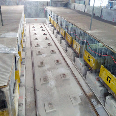 Acheter Ligne de production de blocs AAC entièrement automatique intelligente avec contrôle PLC et capacité personnalisable pour usine de béton aéré autoclavé fabrication en ligne