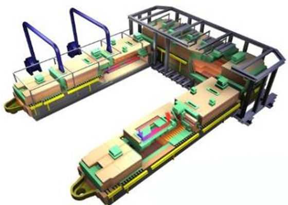 acheter 50 Tpd Forneau de fusion de verre Forneau à feu d'extrémité avec conception avancée d'économie d'énergie online manufacture